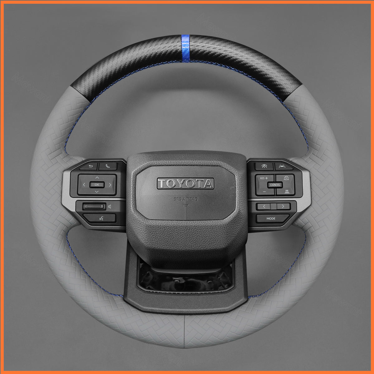 MEWANT Lenkradbezug für Toyota Land Cruiser 2024-2025