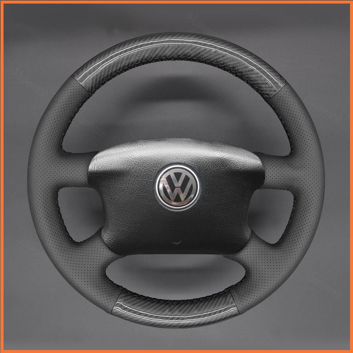 MEWANT Lenkradbezug für VW Golf 4 Passat B5 Variant Sharan Bora T4 T5