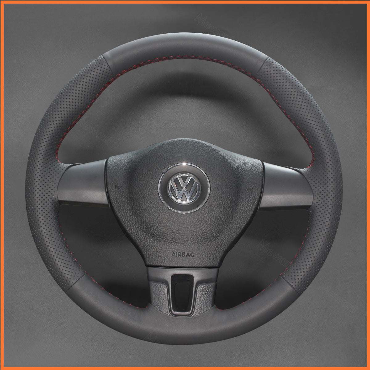 MEWANT Lenkradbezug für VW Sharan Passat Variant EOS Amarok California Caravelle