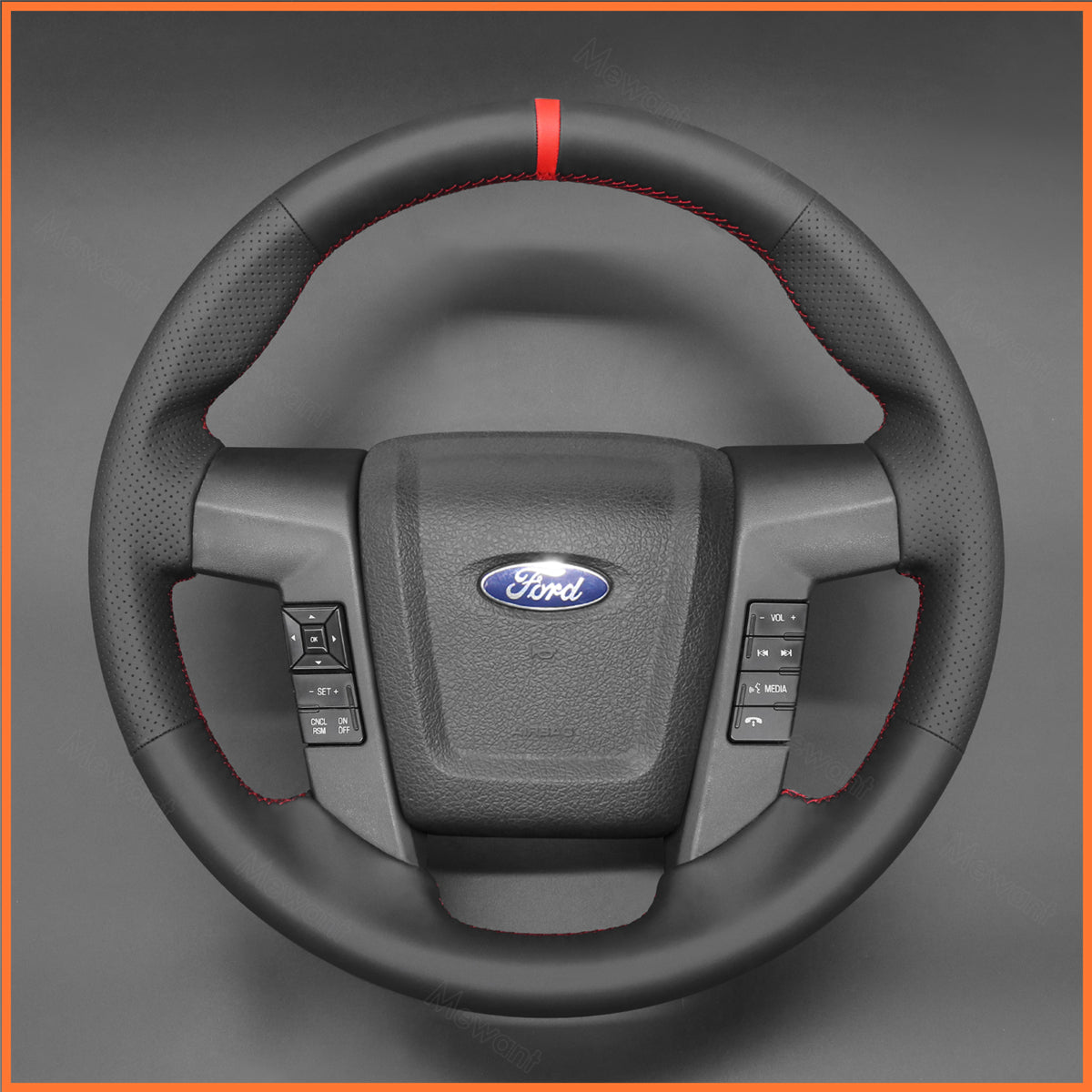 MEWANT Lenkradbezug für Ford F-150 F150 Raptor 2011-2015