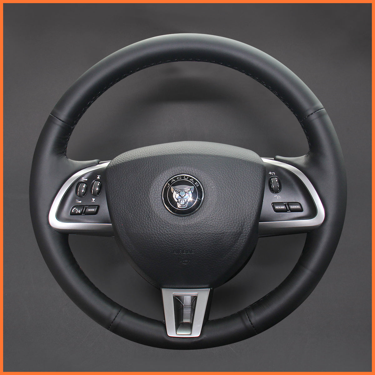 MEWANT Lenkradbezug für Jaguar XF (X250) 2011-2015 / XF Sportbrake 2013-2015 / XK (X150) 2011-2014