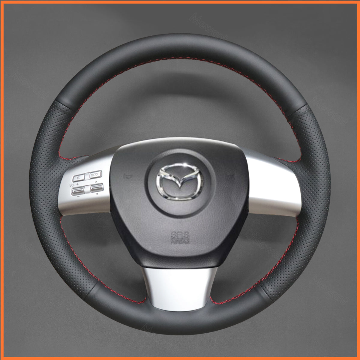 MEWANT steering wheel cover for Mazda 8 2011- 2015