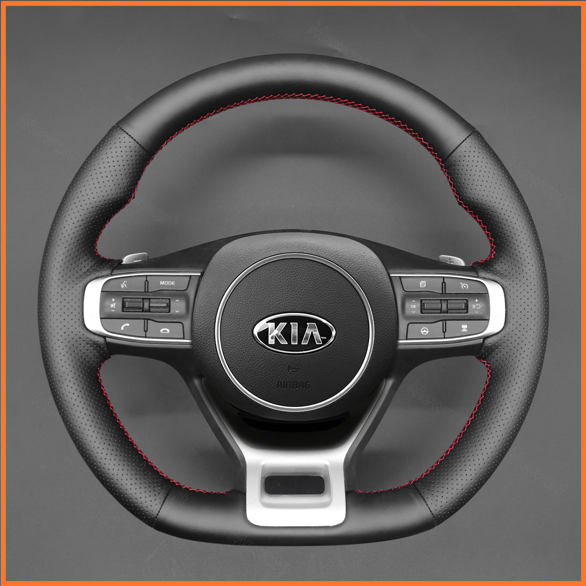 MEWANT steering wheel cover for Kia Sportage 5 (GT-Line) 2021-2022