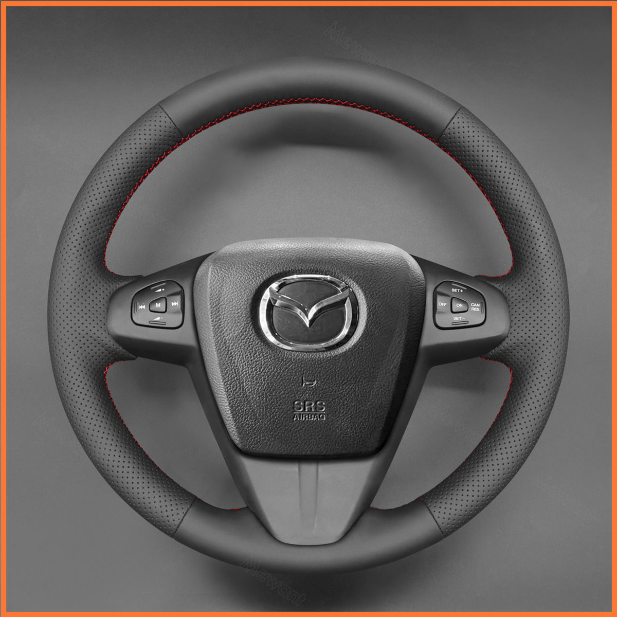 MEWANT Steering Wheel Cover for Mazda BT-50 BT50 2012-2020