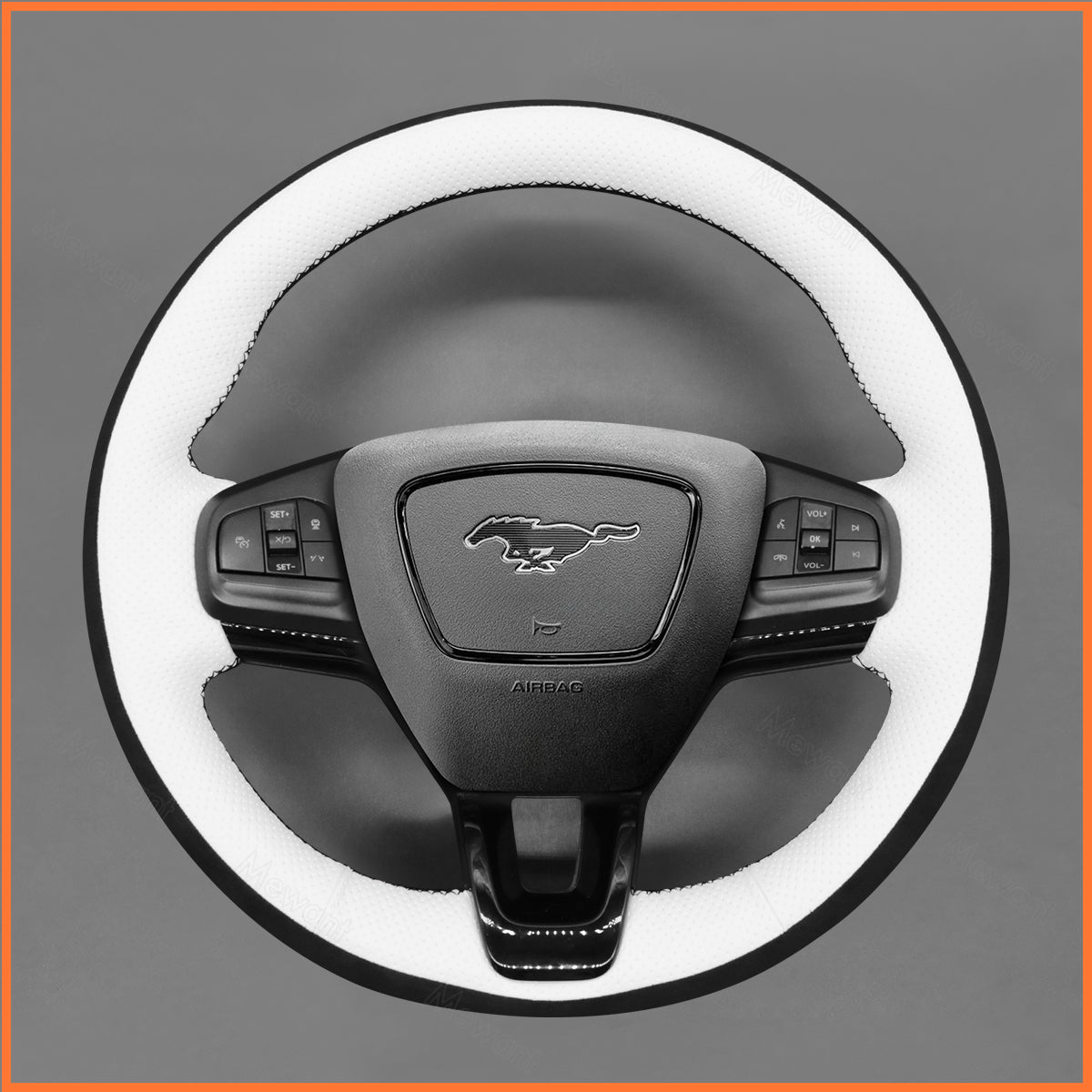 MEWANT Lenkradbezug für Ford Mustang Mach-E 2021-2024