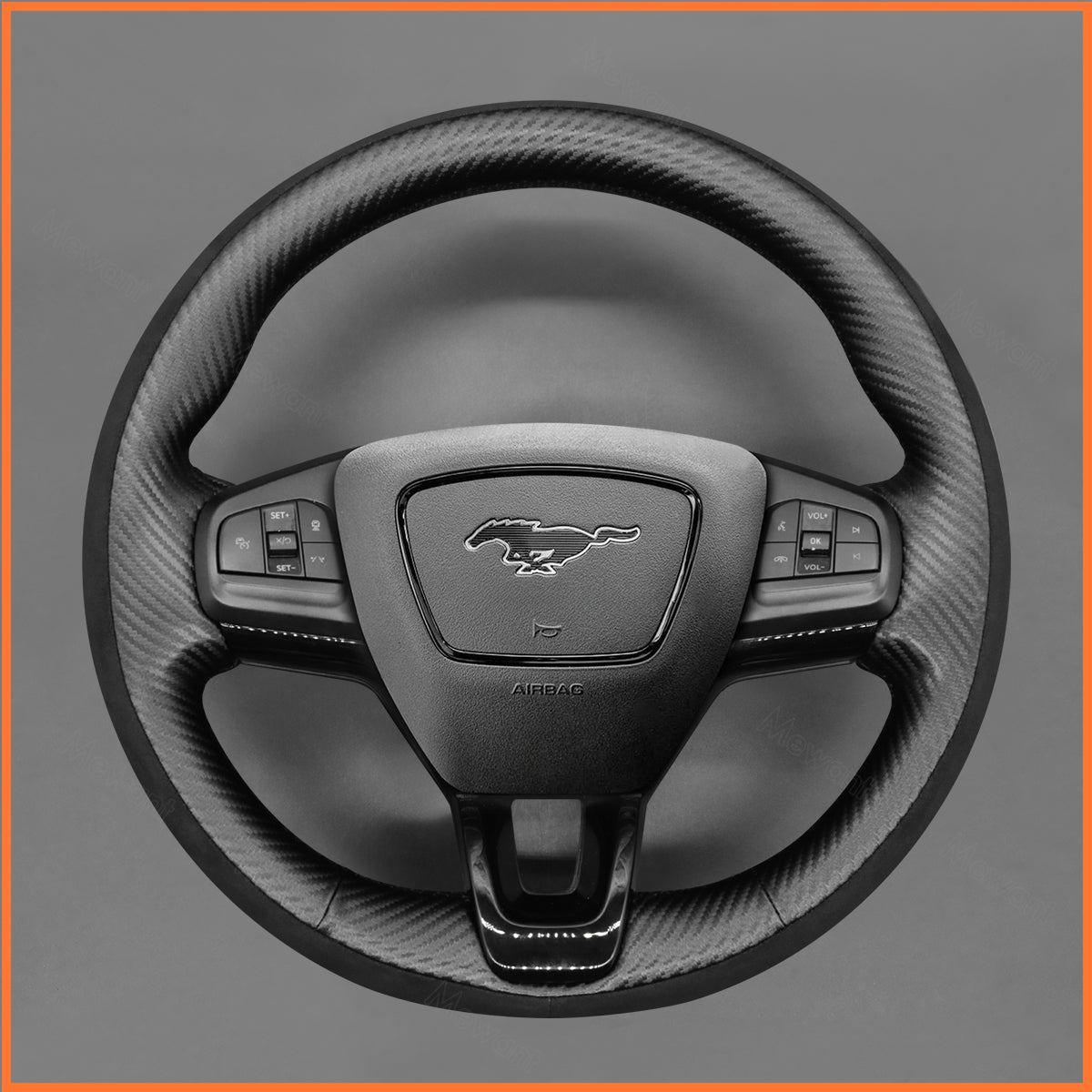 MEWANT Lenkradbezug für Ford Mustang Mach-E 2021-2024