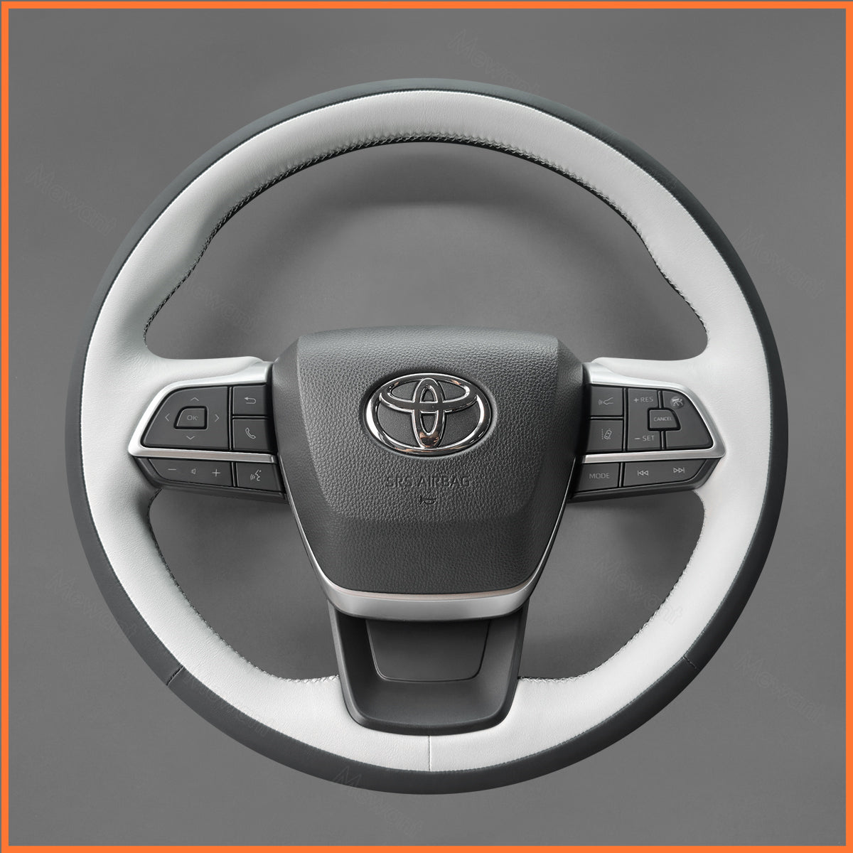 MEWANT Steering Wheel Cover for Toyota Highlander 2020-2024 / Sienna 2021-2025