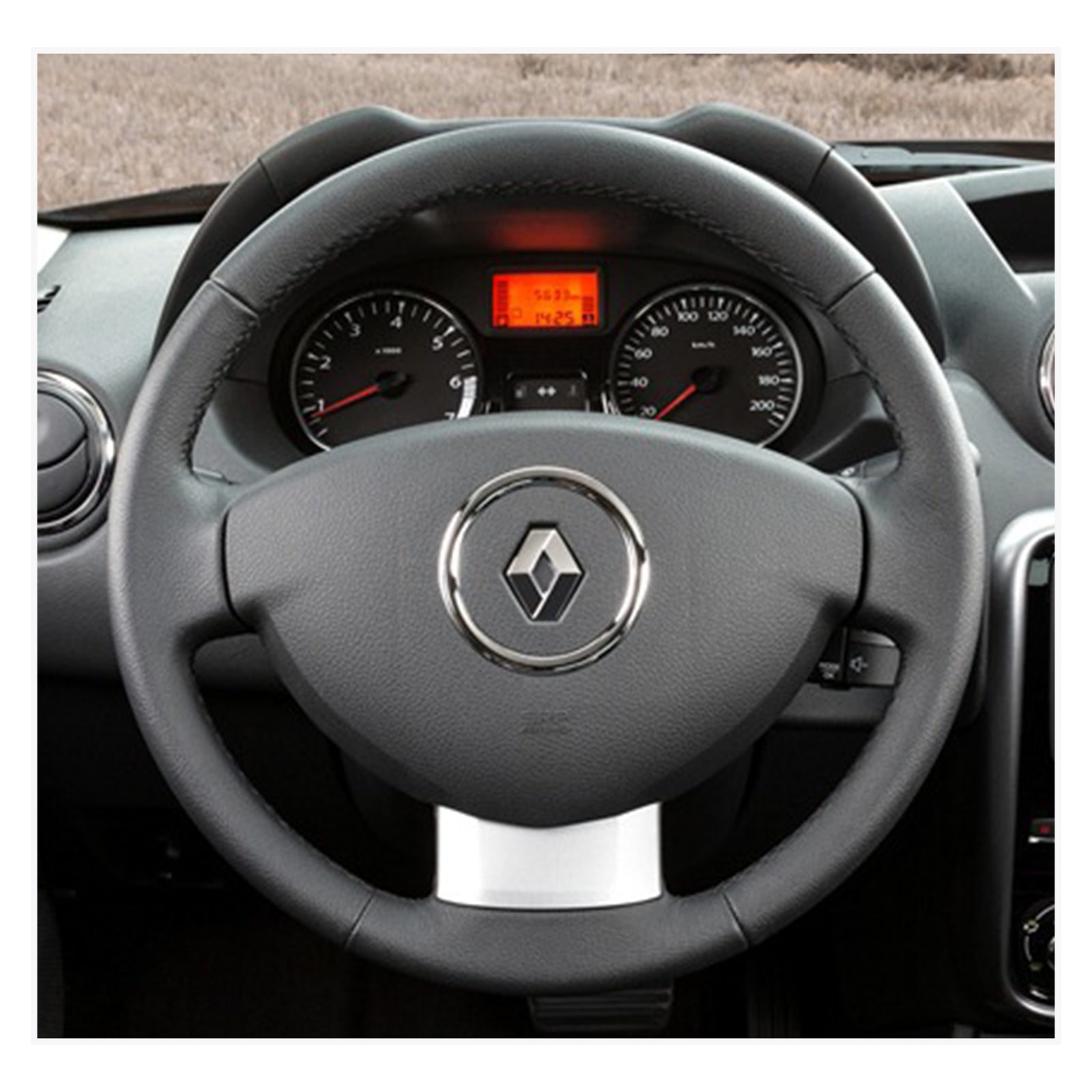 MEWANT Lenkradbezug für Renault Duster / Dokker 2012-2016 / Lodgy / Logan / Sandero 2013-2017