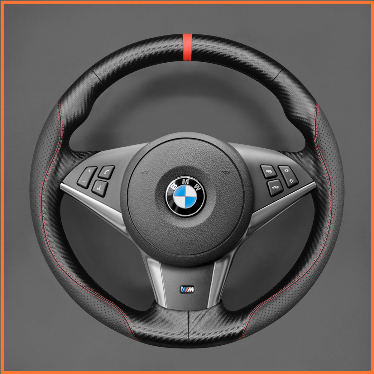 MEWANT Lenkradbezug für BMW M5 E60 E61 E63 E64 2005-2010 - Mewant.de