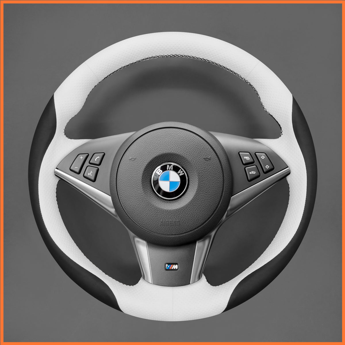 MEWANT Lenkradbezug für BMW M5 E60 E61 E63 E64 2005-2010 - Mewant.de