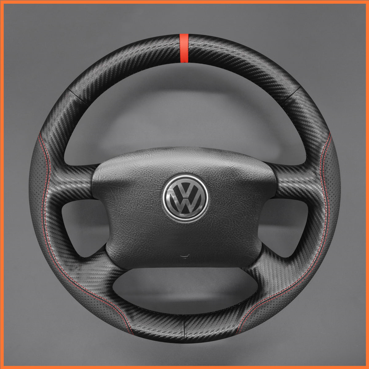 MEWANT Lenkradbezug für VW Golf 4 / Passat B5 Variant / Sharan / Bora / T4 / T5 1997-2005