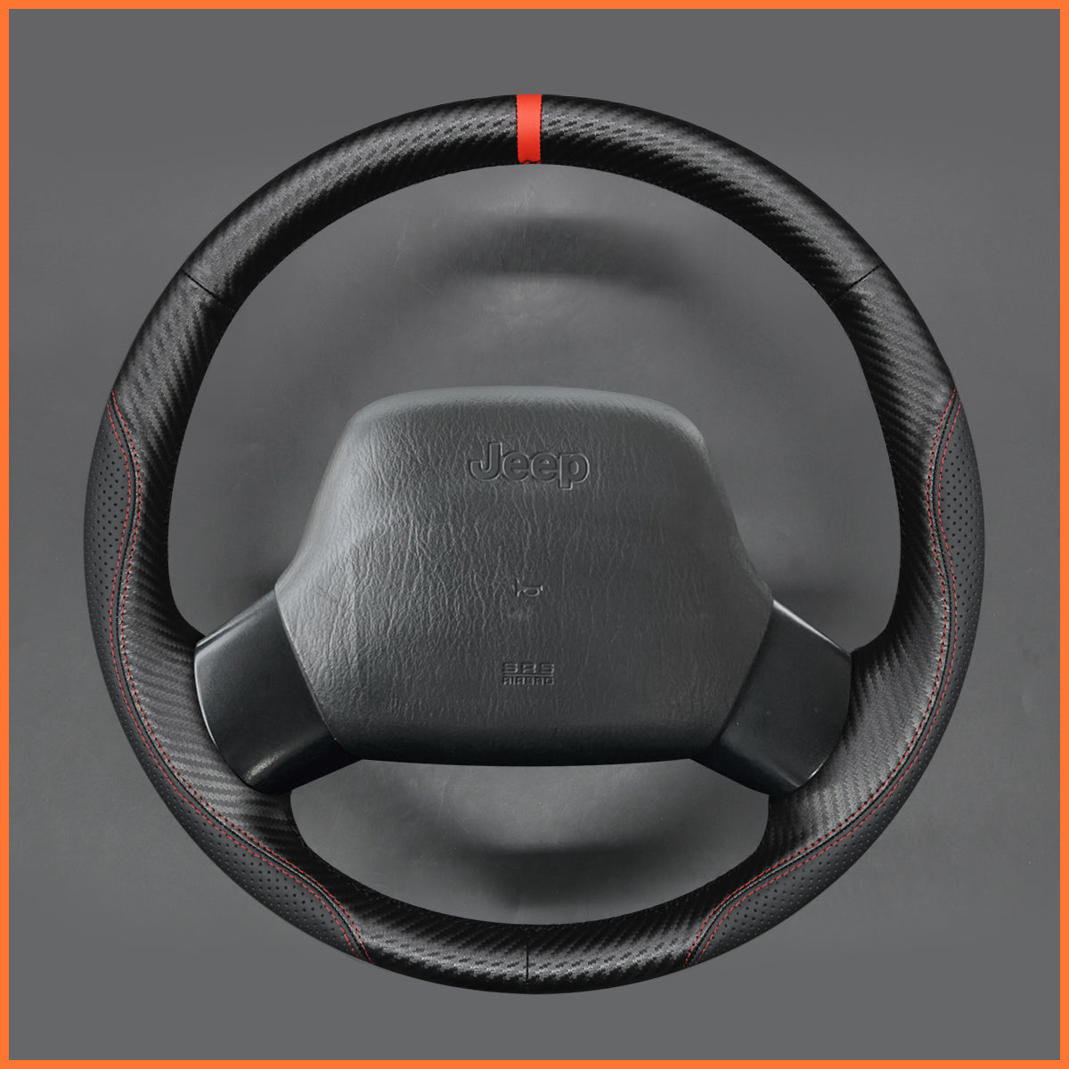 MEWANT Lenkradbezug für Jeep Wrangler TJ Cherokee XJ 1997-2002