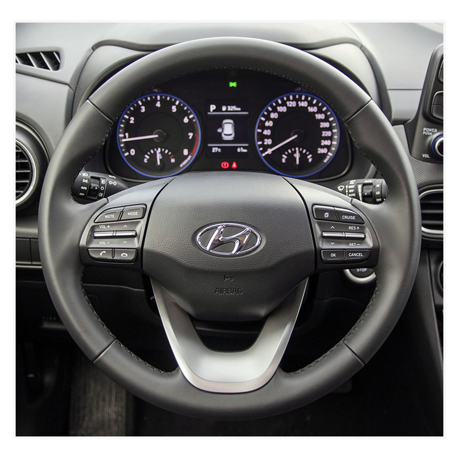 MEWANT Lenkradbezug für Hyundai Kona 2017-2022