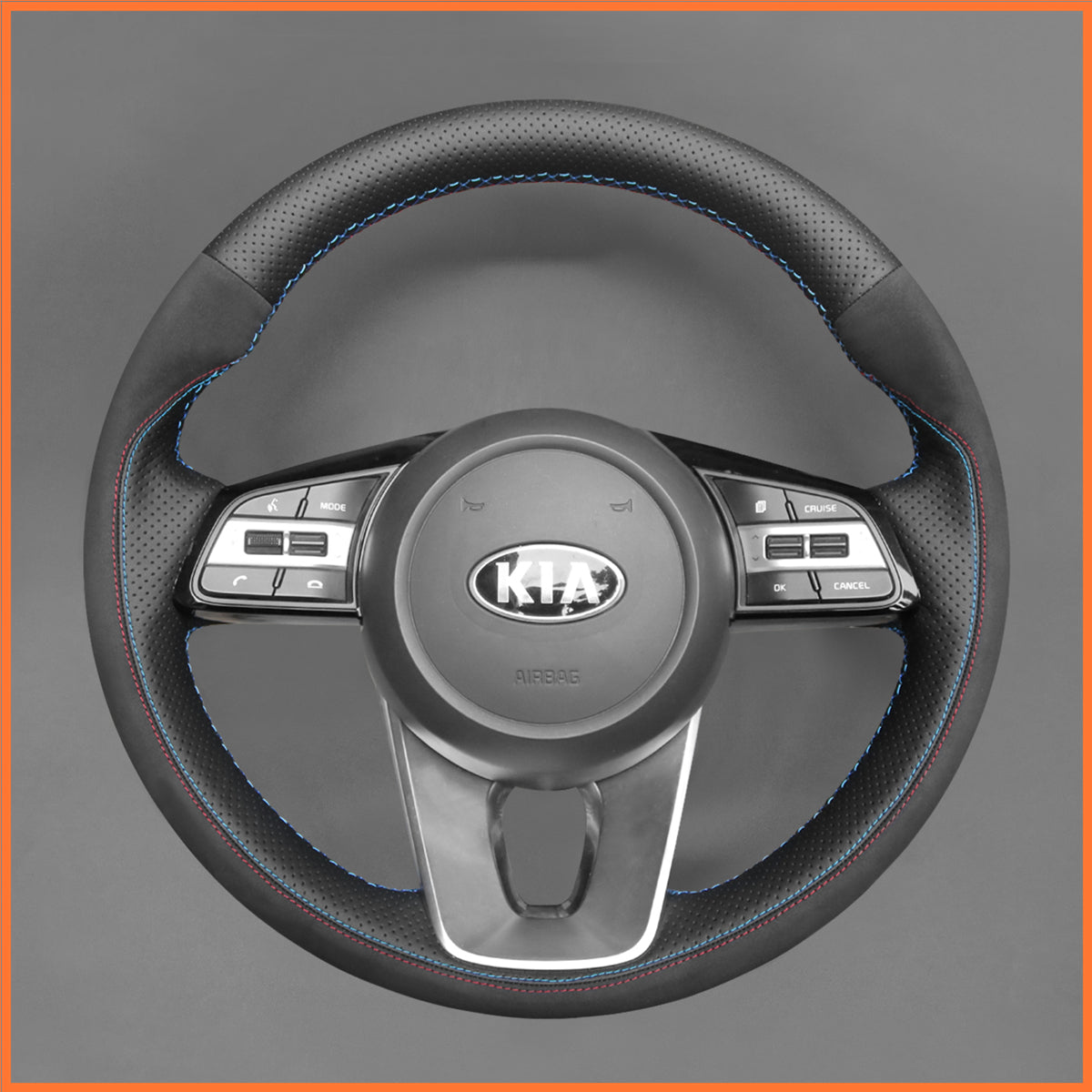 MEWANT Lenkradbezug für Kia Sportage 2020-2022 / Forte 2019-2022 / Seltos 2021-2022 / Optima 2019-2020 - Mewant.de