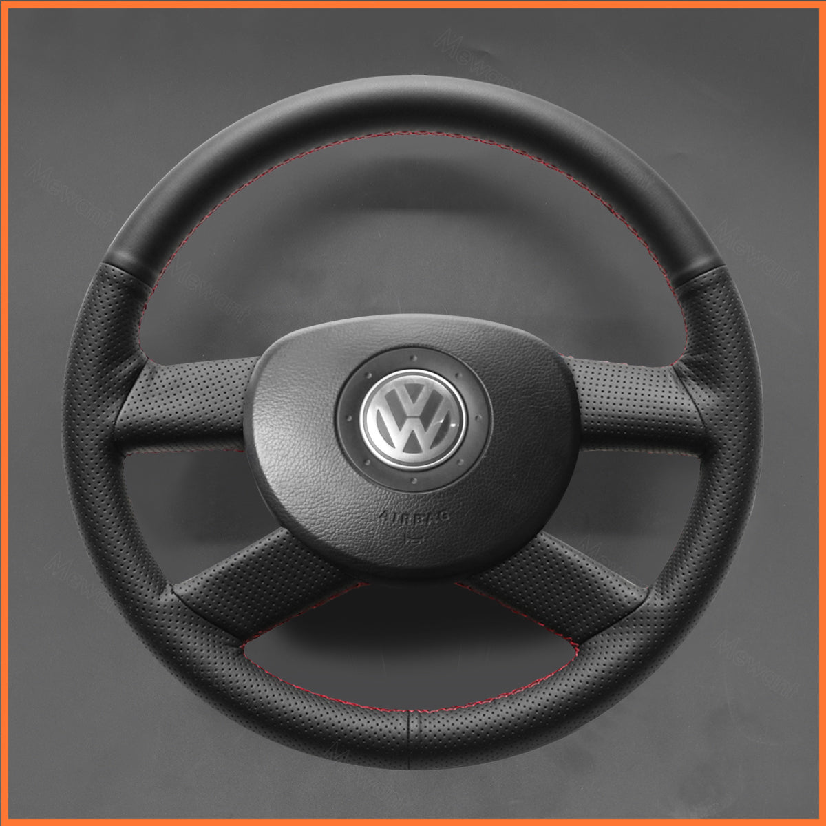 MEWANT Lenkradbezug für VW Golf 5 Polo FOX Touran