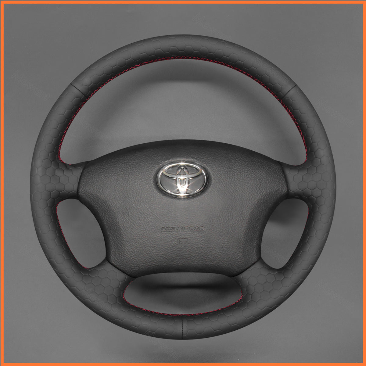 MEWANT Lenkradbezug für Toyota Camry  Highlander Land Cruiser Fortuner Tacoma Tundra 2002-2007