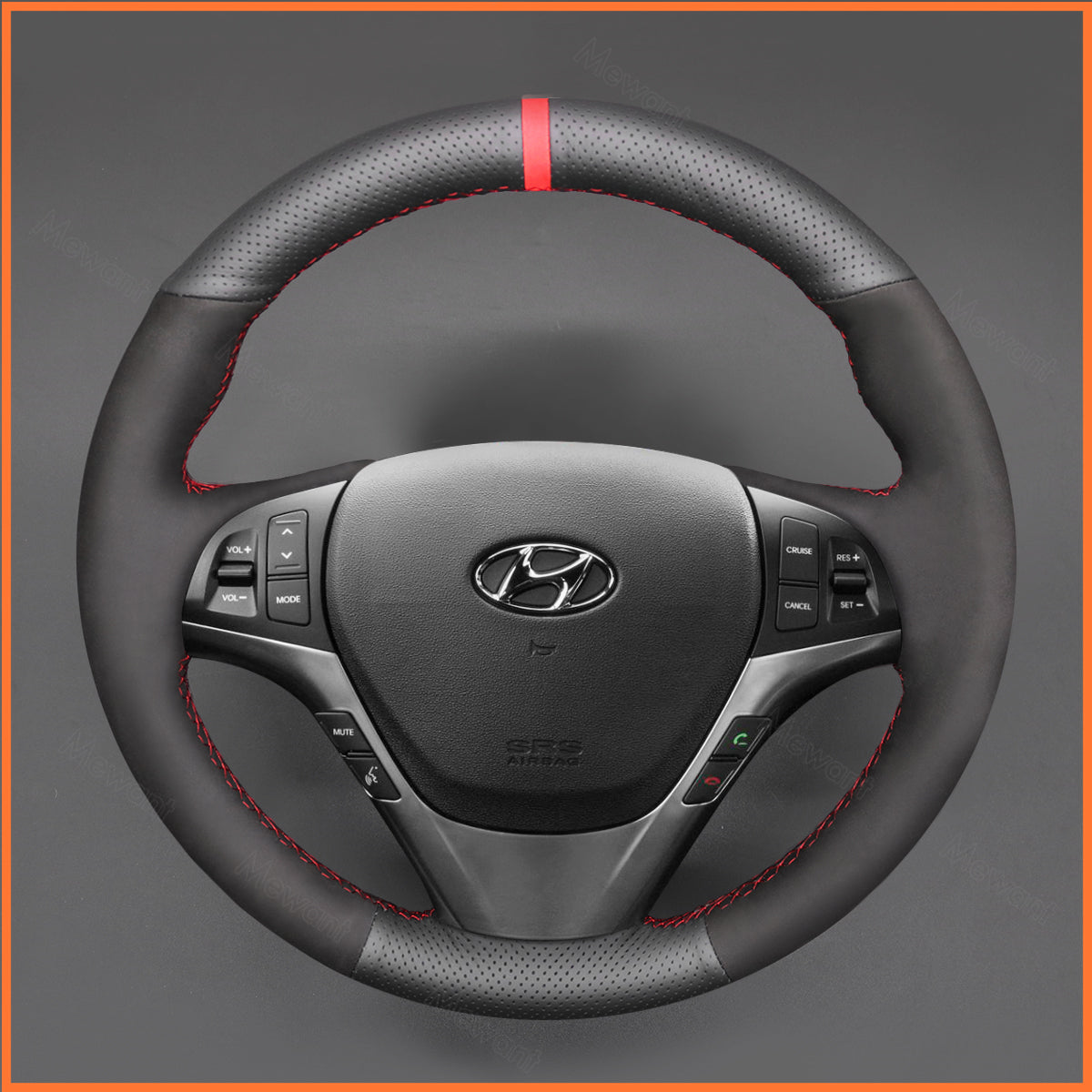 MEWANT Steering Wheel Cover for Hyundai Genesis Coupe 2010-2013