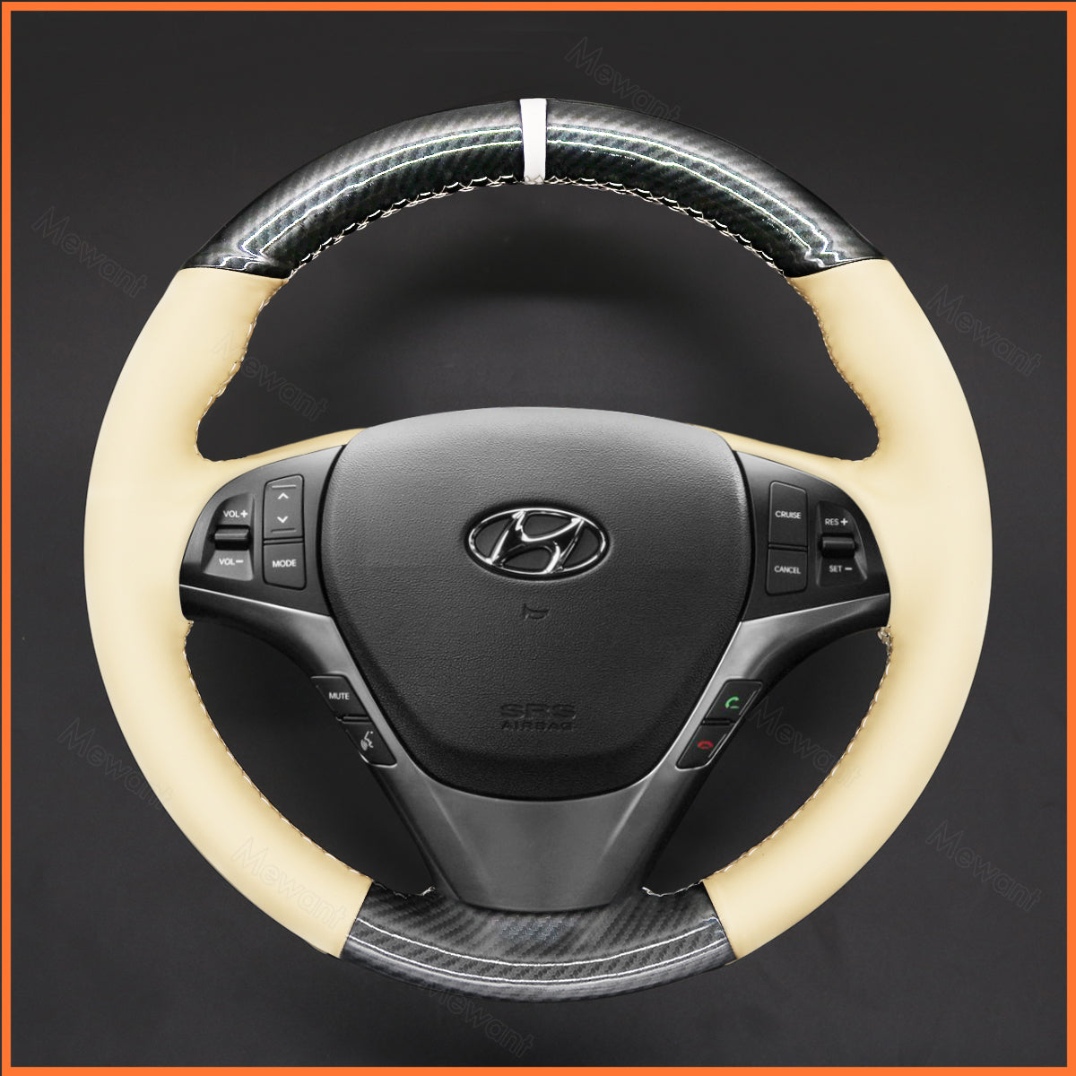 MEWANT Steering Wheel Cover for Hyundai Genesis Coupe 2010-2013