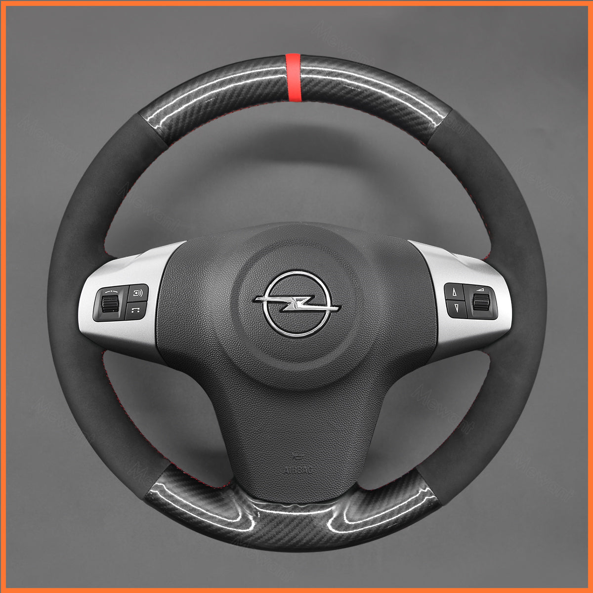 MEWANT steering wheel cover for Opel Corsa (D) 2006-2014 / Chevrolet Niva 2009-2020