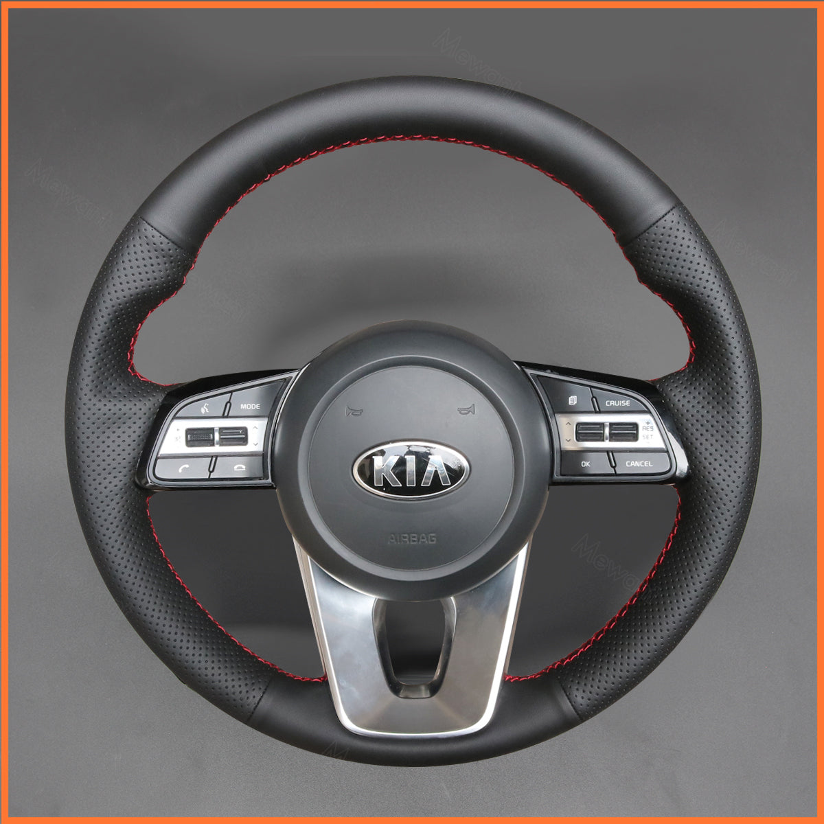 MEWANT Lenkradbezug für Kia Sportage 2020-2022 / Forte 2019-2022 / Seltos 2021-2022 / Optima 2019-2020 - Mewant.de