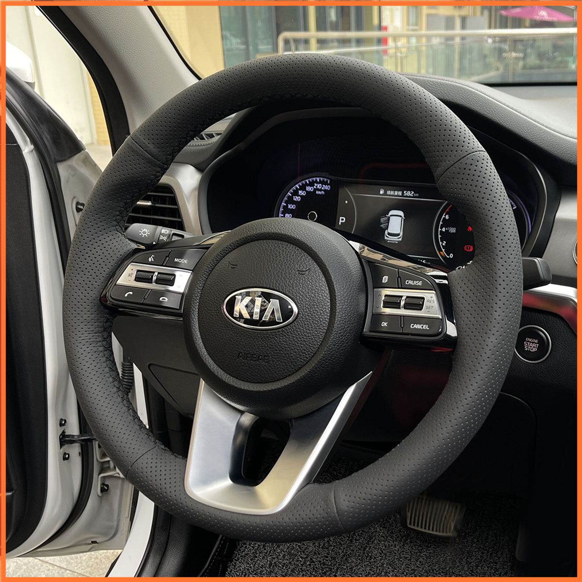 MEWANT Lenkradbezug für Kia Sportage 2020-2022 / Forte 2019-2022 / Seltos 2021-2022 / Optima 2019-2020 - Mewant.de