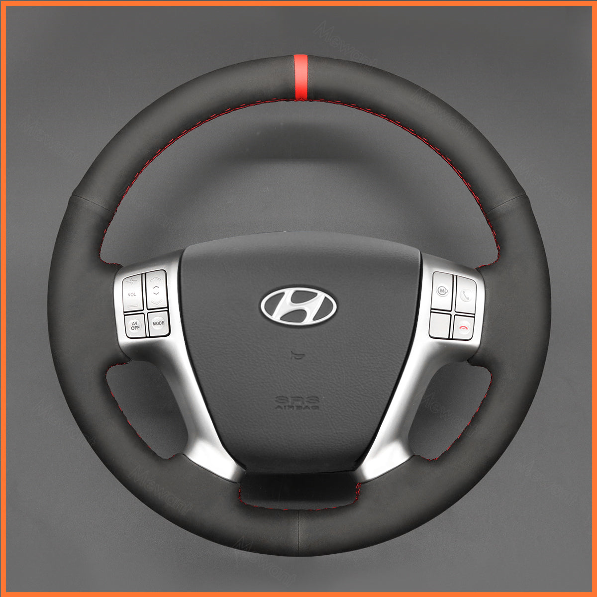MEWANT steering wheel cover for Hyundai ix55 2009-2013