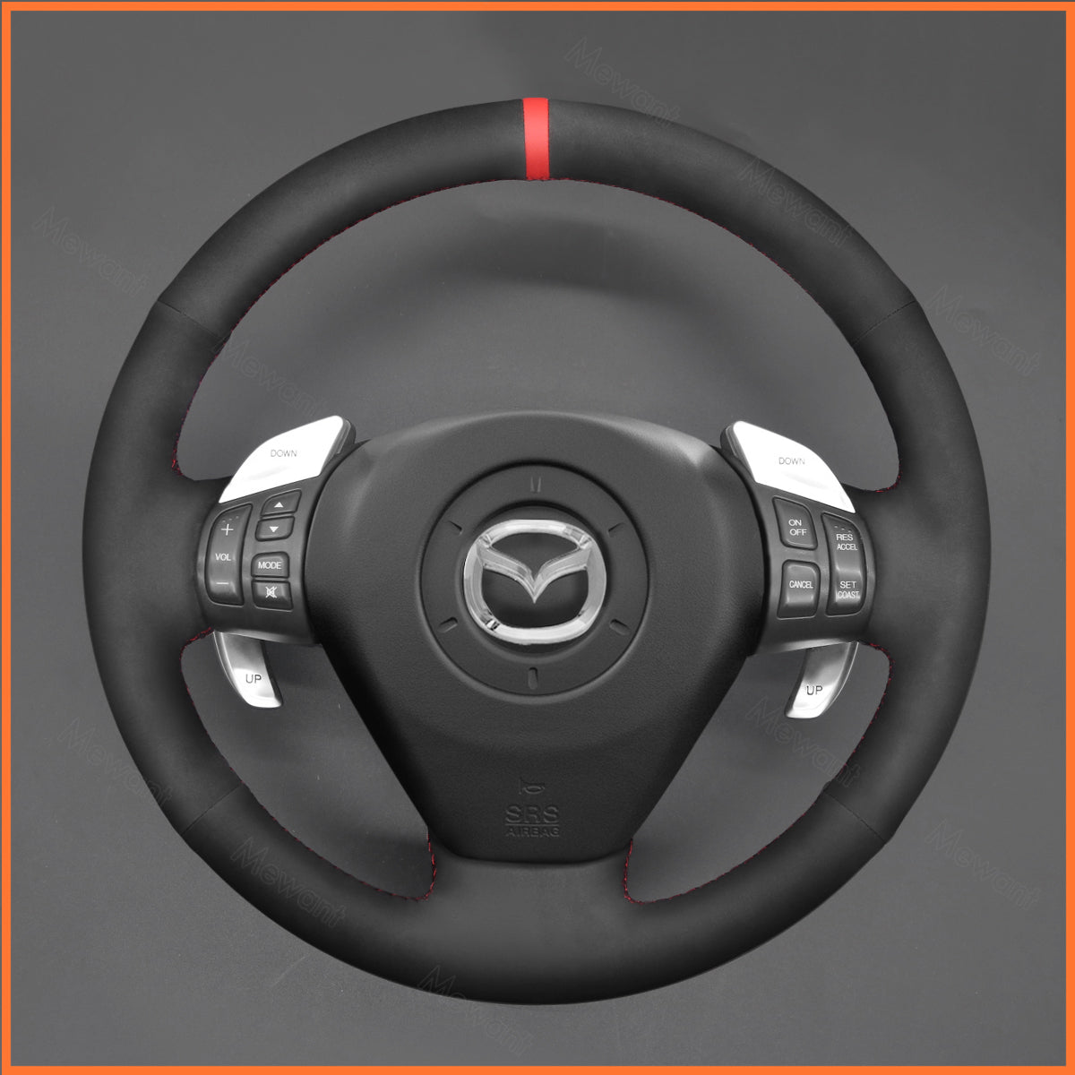 MEWANT Steering Wheel Cover for Mazda RX-8 RX8 2003-2008