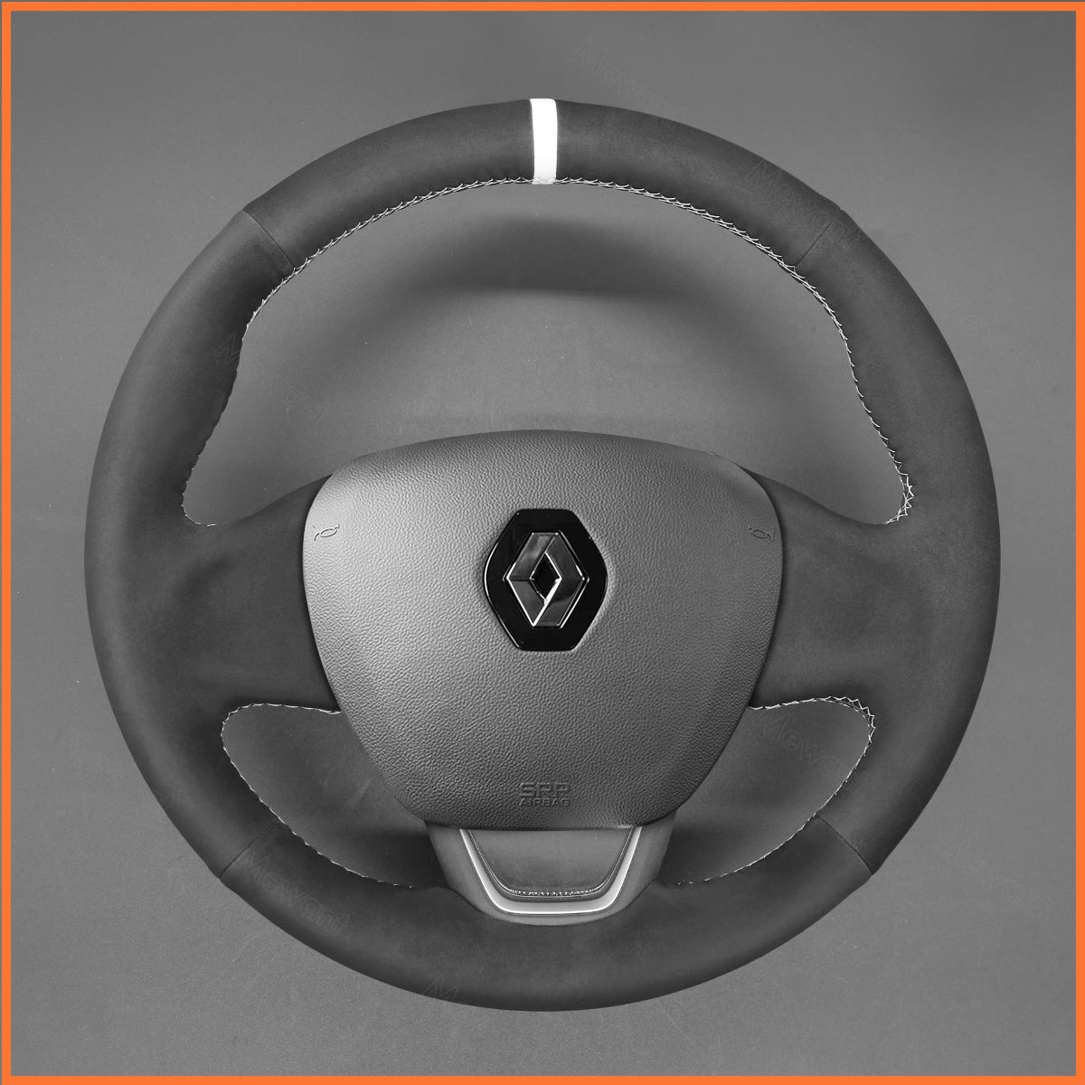 MEWANT Lenkradbezug für Renault Clio 4 (IV) 2016-2020 / Captur / Kaptur 2016-2020