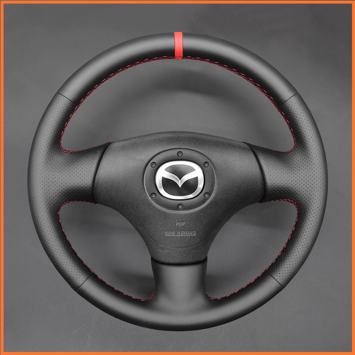 MEWANT Steering Wheel Cover for Mazda MX-5 MX5 Miata NB 1999-2005 / Protege5 2002-2003
