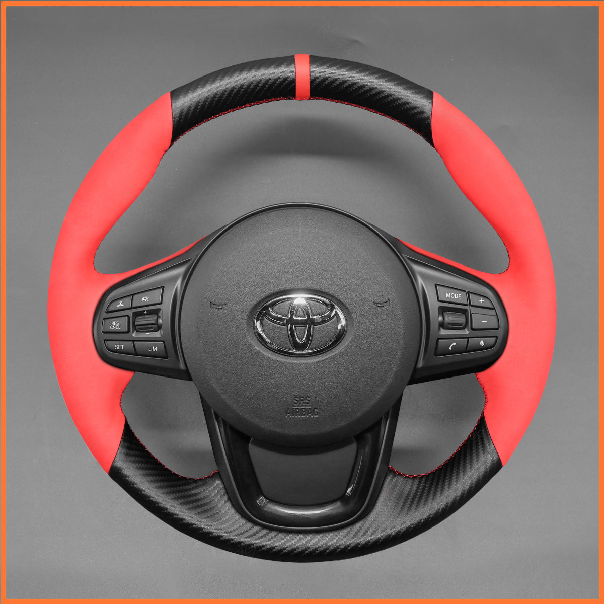 MEWANT Steering Wheel Cover for Toyota Supra 2019-2024