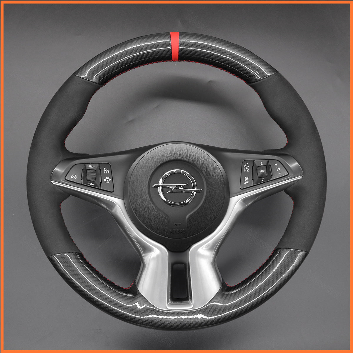 MEWANT steering wheel cover for Opel Adam 2012-2020