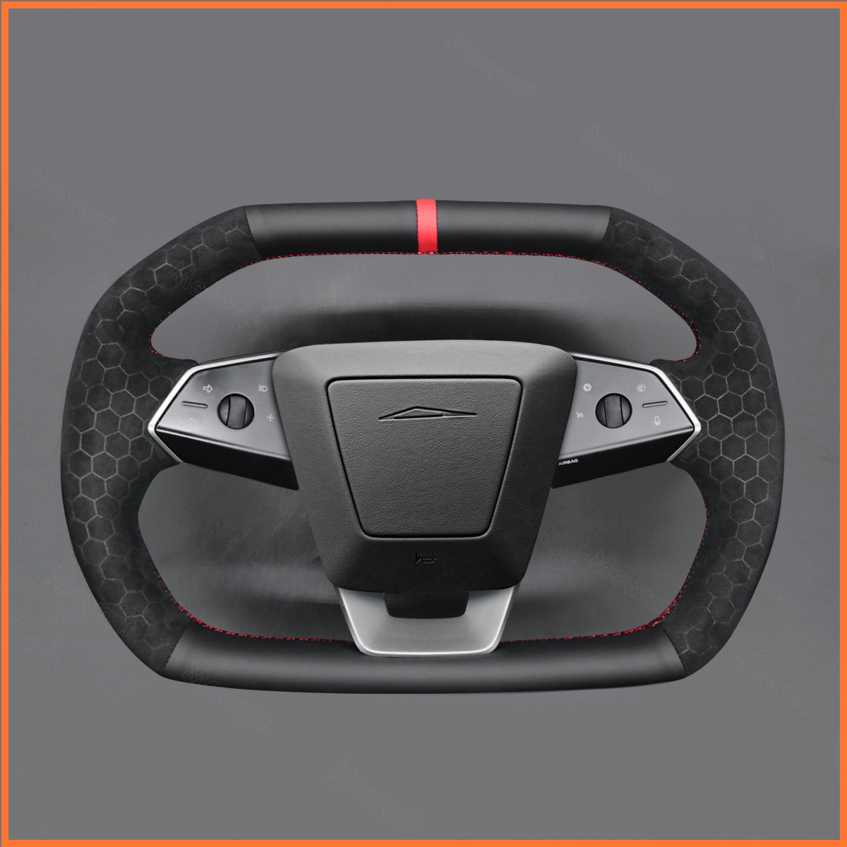 MEWANT Lenkradbezug für Tesla Cybertruck 2023-2025