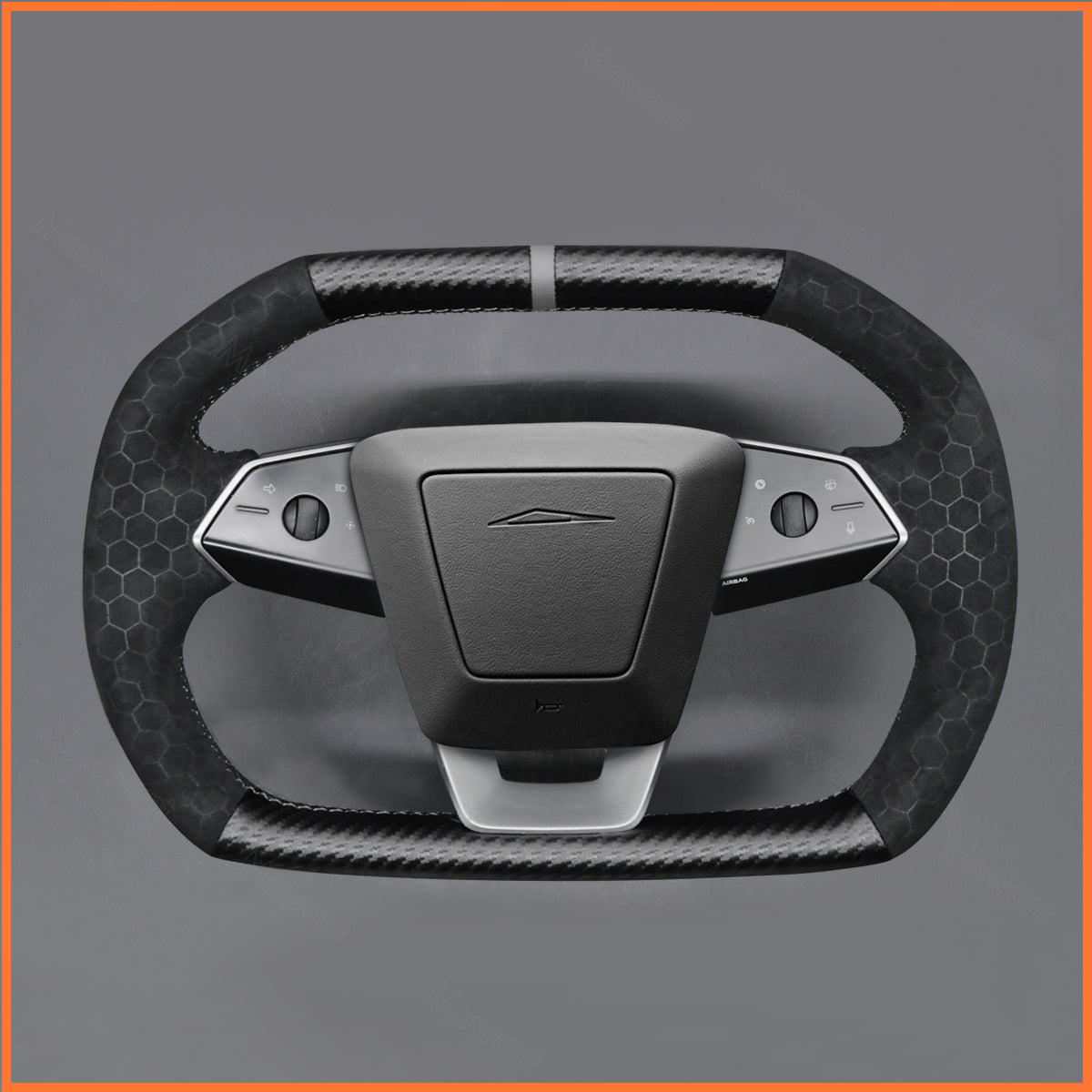 MEWANT Lenkradbezug für Tesla Cybertruck 2023-2025