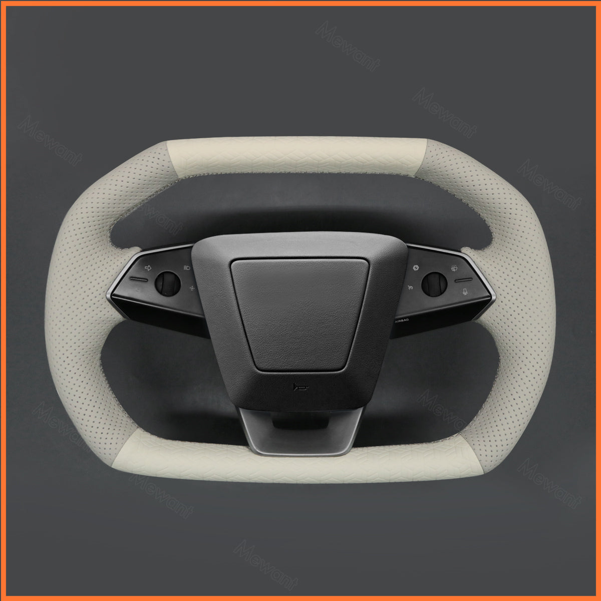 MEWANT Lenkradbezug für Tesla Cybertruck 2023-2025