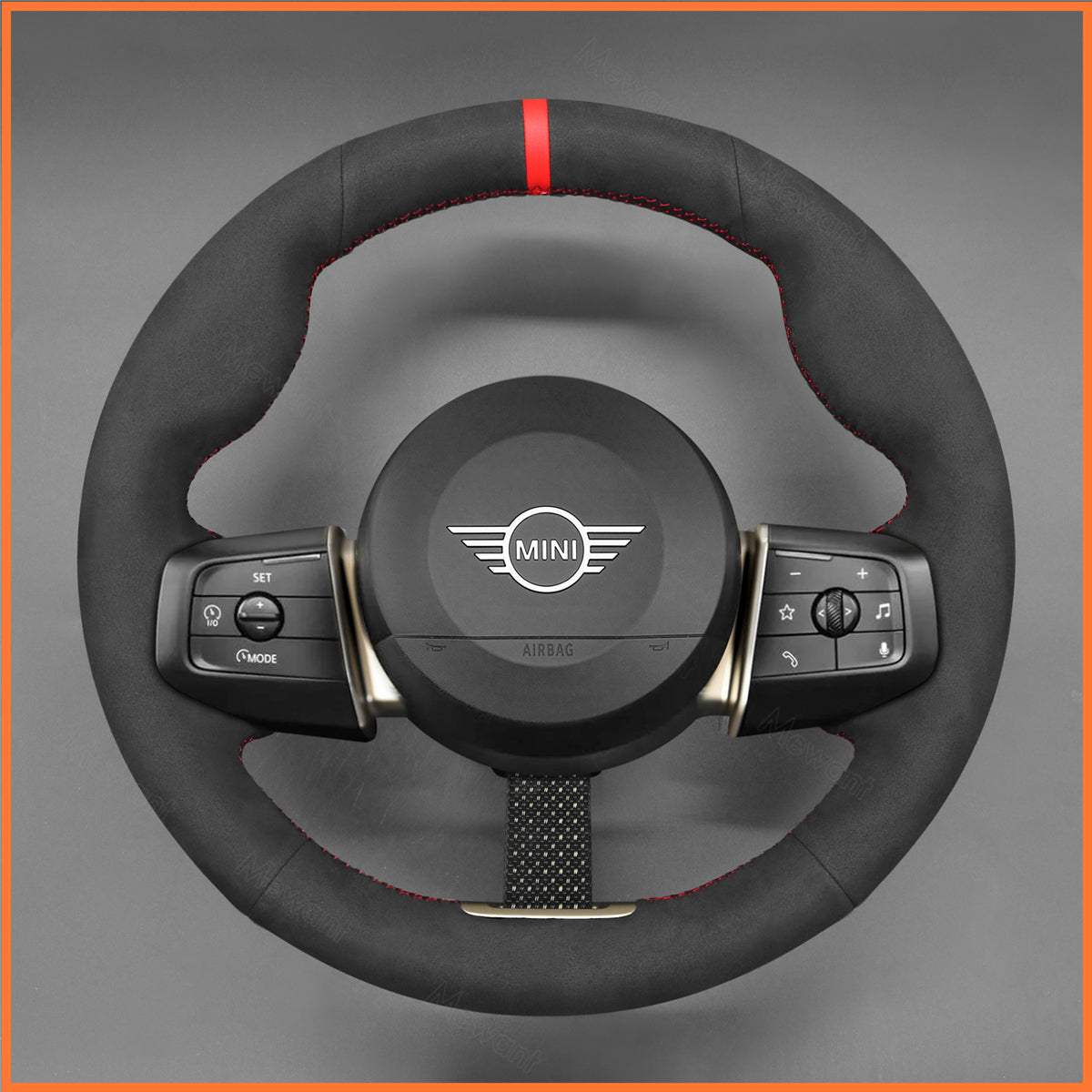 MEWANT Steering Wheel Cover for Mini Countryman (U25) 2024 / Hatchback (F66) 2024