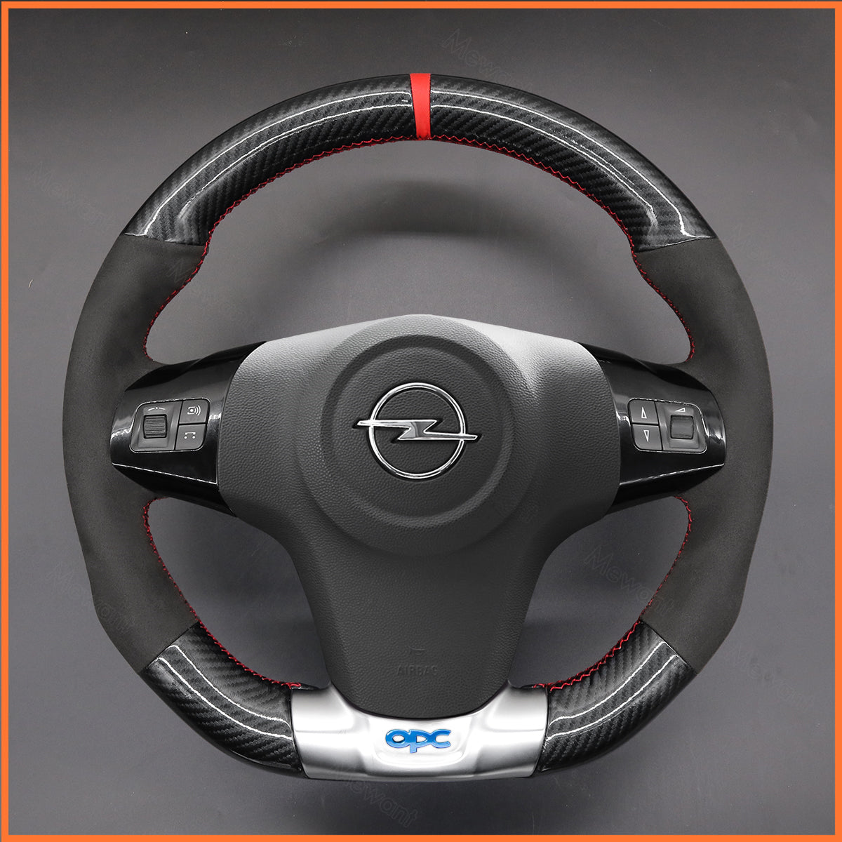 MEWANT steering wheel cover for Opel Corsa (D) OPC 2007-2015