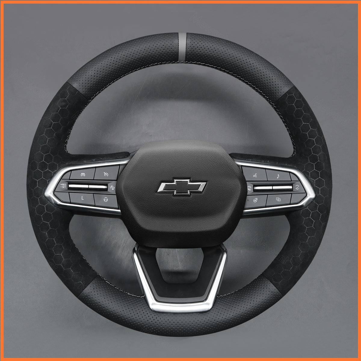 MEWANT Lenkradbezug für Chevrolet Equinox Silverado EV Traverse Tahoe Blazer EV Suburban 2024-2025