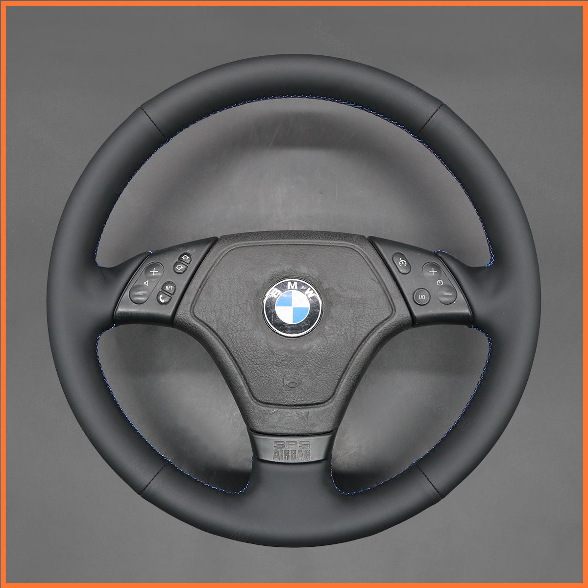 MEWANT Lenkradbezug für 3 Series E36 (Coupe/Convertible/Hatchback) 1996-2000 3 Series E36 (Sedan) 1996-1997 3 Series E46 (Sedan) 1998-2000 Z3 E36/7 (Roadster) 1995-1999