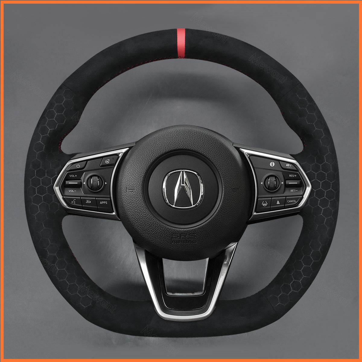 MEWANT Steering Wheel Cover for Acura MDX TLX 2022-2023