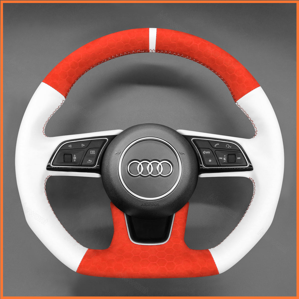 MEWANT Lenkradbezug für Audi A3 / A3 Sportback e-tron / RS 3 / RS 5 / S3 / S4 / S5 2018-2020