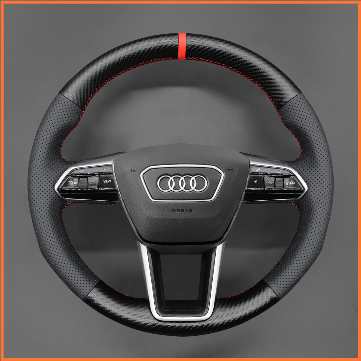 MEWANT Lenkradbezug für Audi A6 A7 A8 S6 S7 RS e-tron 2021-2022 - Mewant.de