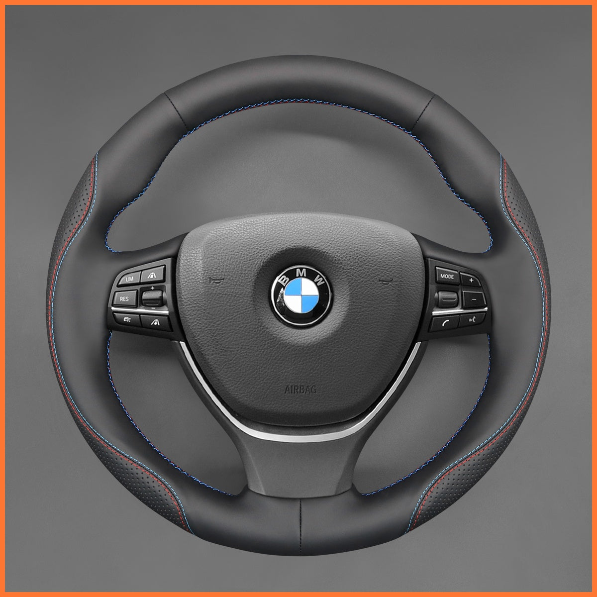 MEWANT Lenkradbezug für BMW F10 F11 F07 F12 F13 F06 F01 F02 2009-2017