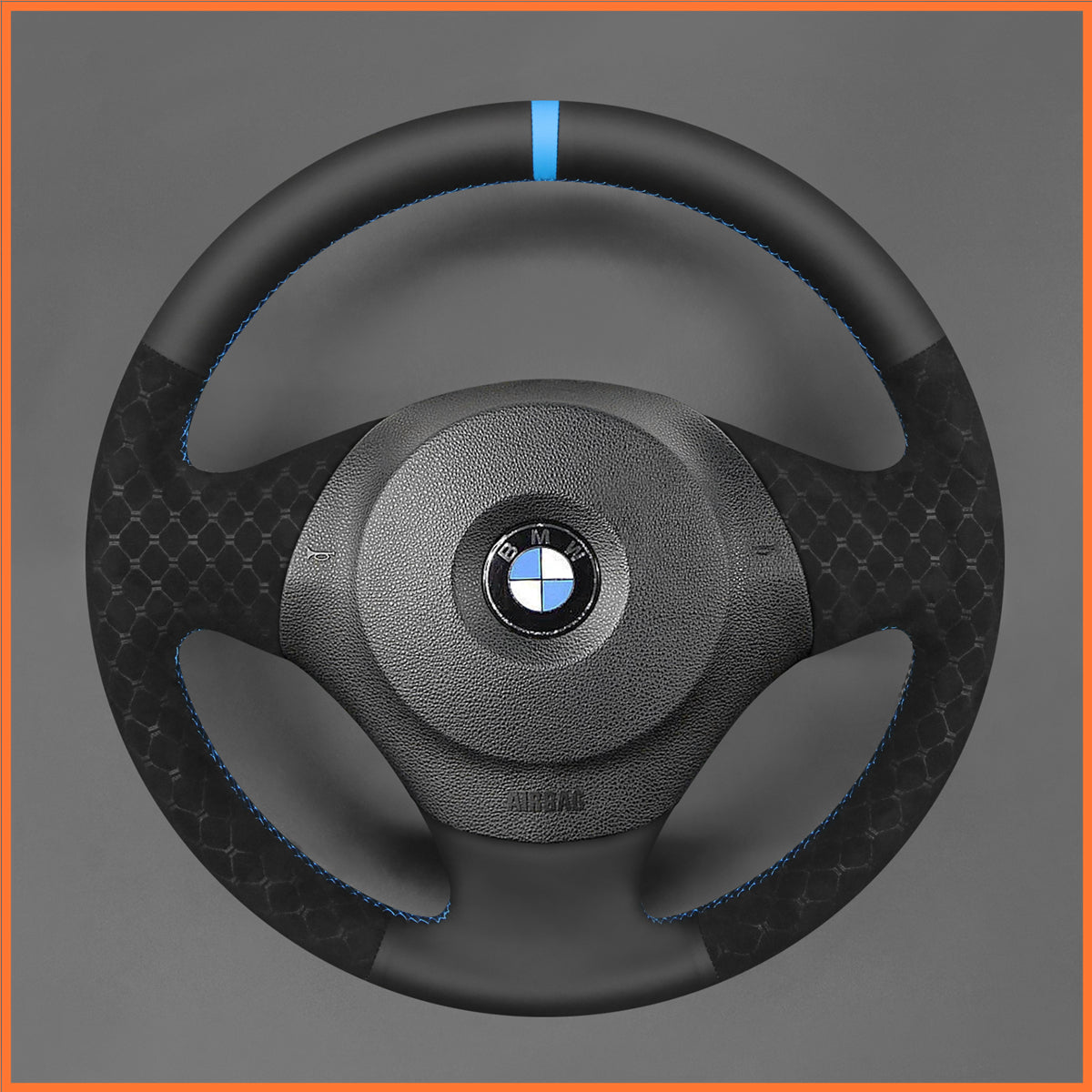 MEWANT Lenkradbezug für BMW E90 Sedan E91 X1 E84 2005-2011