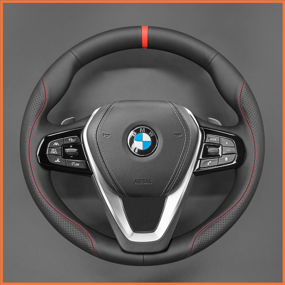MEWANT Lenkradbezug für BMW F40 F44 G20 G21 G30 G31 G32 G11 G12 G26 X3 X6 Z4 2018-2024