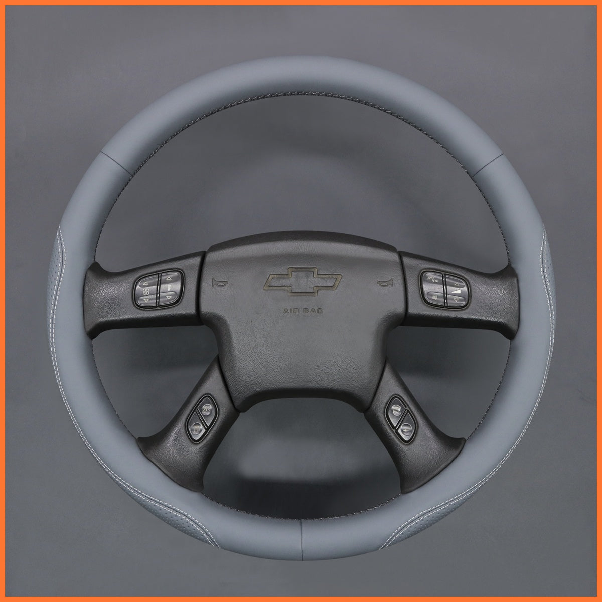 MEWANT Lenkradbezug für Chevrolet (Chevy) Silverado / Avalanche / Express / Suburban / Tahoe / TrailBlazer 2001-2006 - Mewant.de