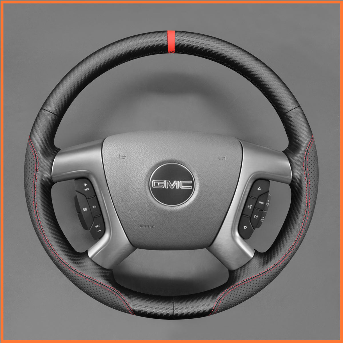 MEWANT Lenkradbezug für Chevrolet Chevy Silverado Avalanche Captiva Express Suburban Tahoe 2006-2013