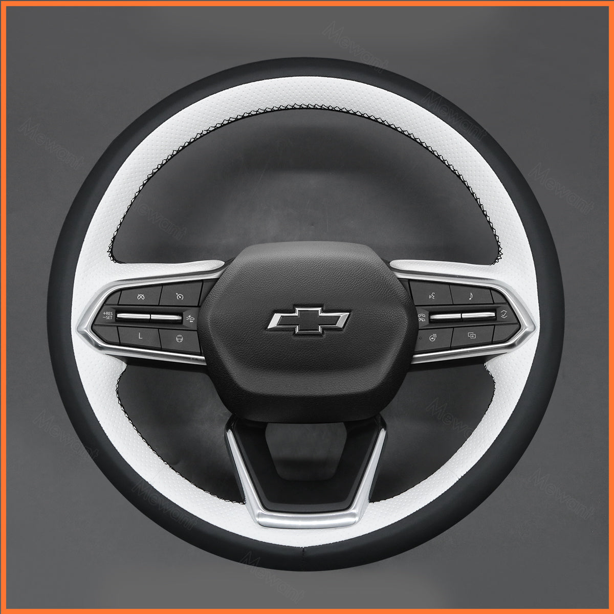 MEWANT Lenkradbezug für Chevrolet Equinox Silverado EV Traverse Tahoe Blazer EV Suburban 2024-2025