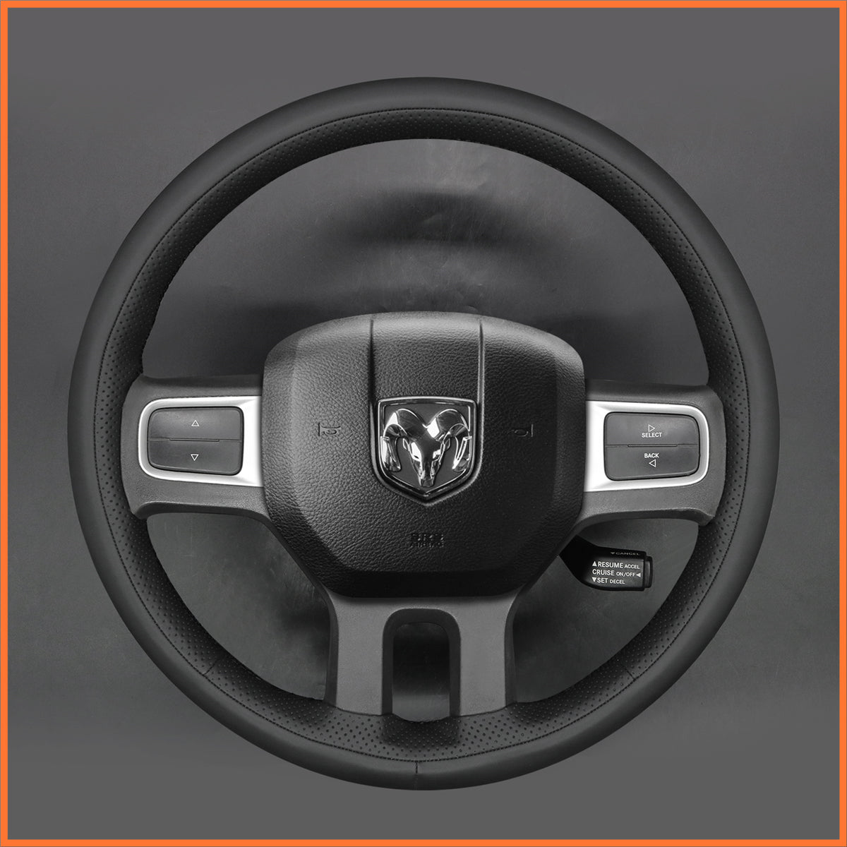 MEWANT Steering Wheel Cover for Dodge RAM 1500 2500 3500 2009-2012