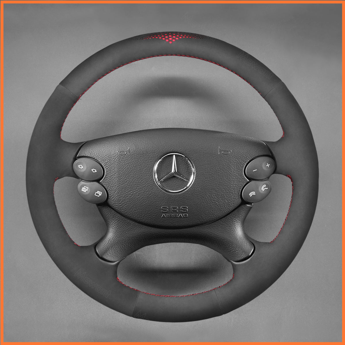 MEWANT Lenkradbezug für E-Class W211 / CLK-Class C209 / CLS-Class C219 / G-Class W463 / SL-Class R230 2003-2008 - Mewant.de