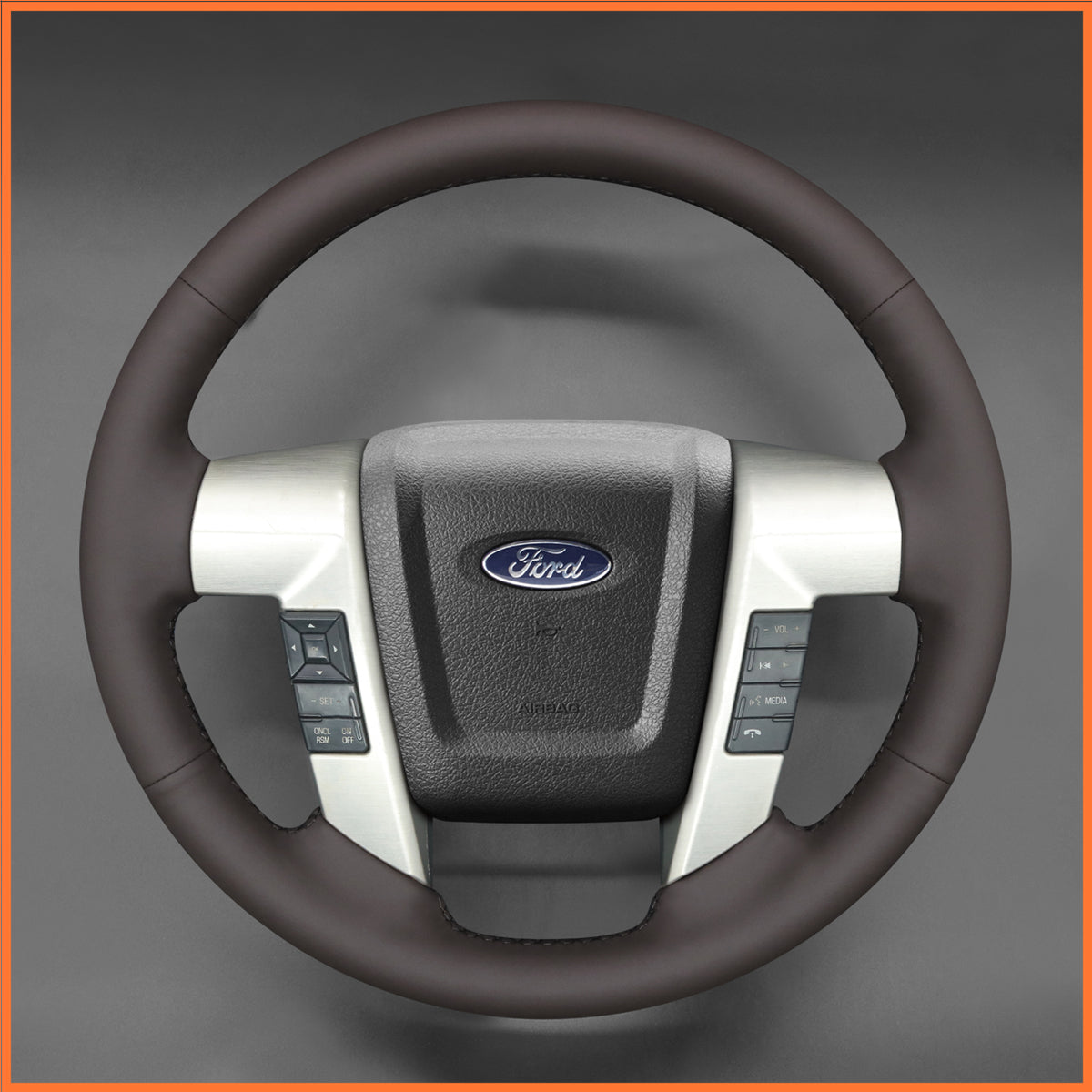 MEWANT Steering Wheel Cover for Ford F-150 2009-2014